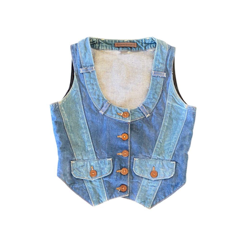 Acne Jeans Denim Vest - 34/Xs